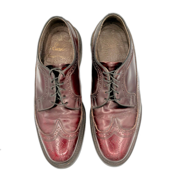 Coburne Square Leather Cordovan Wingtip Oxfords Men’s size 9D main image 7